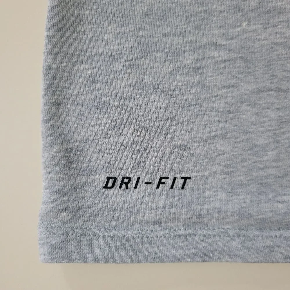 Nike Men's Gray Dri-FIT Short Sleeve T-shirt